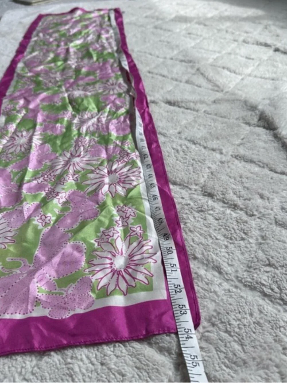 Lilly Pulitzer X Ford | Pink & Green Limited Edition Butterfly Print Silk Scarf